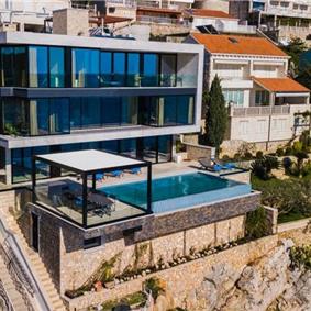 Luxury 7 Bedroom Dubrovnik Beachfront Villa with Infinity Pool, Sleeps 14